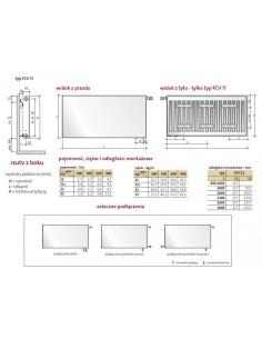 Grzejnik Purmo Plan Ventil Compact FCV11 300x400 F0A1103004010300 2