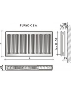 Grzejnik Purmo Compact C21s 300x400 F062130040010300 2