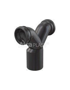 Alcaplast Podwójne kolano połączeniowe 90° z uszczelkami M909