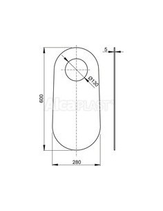 Alcaplast Podkładka pod muszlę stojącą i bidet M920 2