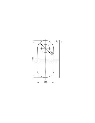 Alcaplast Podkładka pod muszlę stojącą i bidet M920