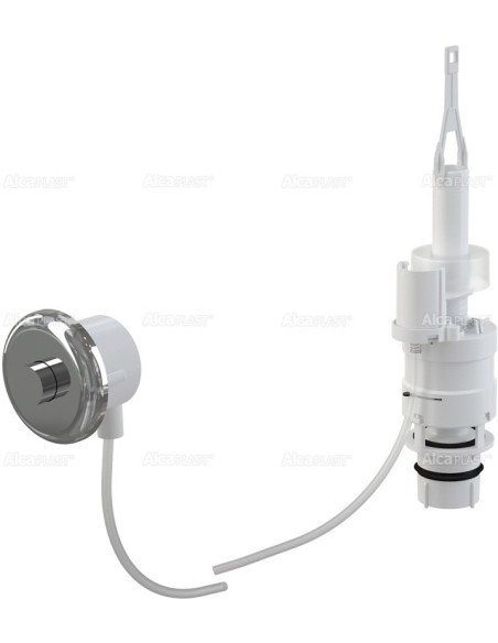 Alcaplast Zdalne pneumatyczne spłukiwanie – ręczne, chrom-połysk, zabudowa: do ściany MPO11