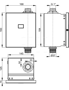 Alcaplast Automatyczny spłukiwacz WC, 12V (zasilanie z sieci) ASP3K 2