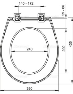 Alcaplast Deska sedesowa Antibakterial A60 2