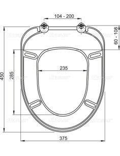 Alcaplast Deska sedesowa Duroplast – uniwersalna A62 2