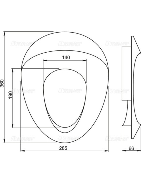Alcaplast Deska sedesowa – wkładka dziecięca A68