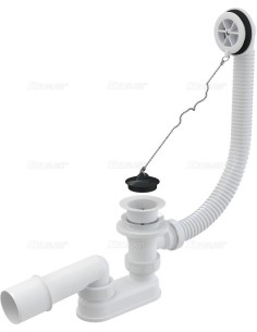 Alcaplast Syfon wannowy biały A502