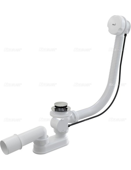 Alcaplast Syfon wannowy z korkiem automat biały A51B