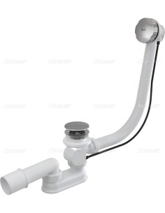 Alcaplast Syfon wannowy z korkiem automat metal (długośc 100 cm) A55KM 100