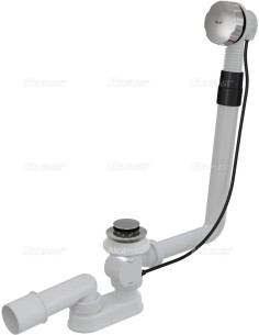 Alcaplast Syfon wannowy z korkiem automat metal A550K