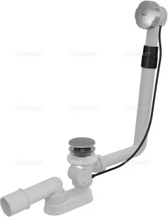 Alcaplast Syfon wannowy z korkiem automat metal (długośc 100 cm) A550KM 100