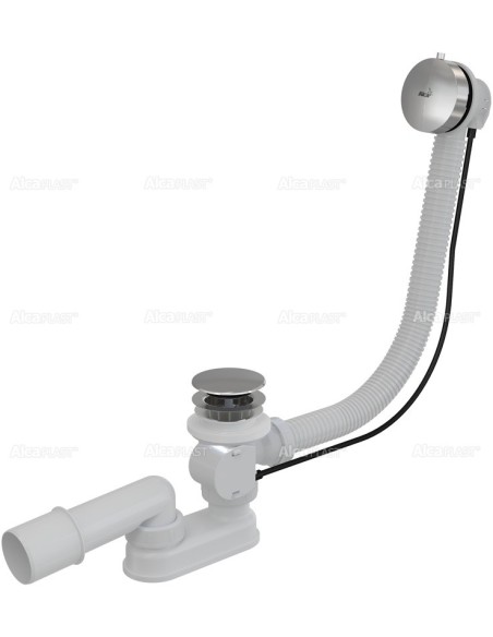 Alcaplast Syfon wannowy z korkiem automat metal  A551KM