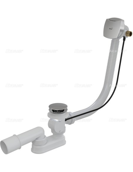 Alcaplast Syfon wannowy automatyczny z napełnianiem przelewem do wanien grubościennych A565CRM1