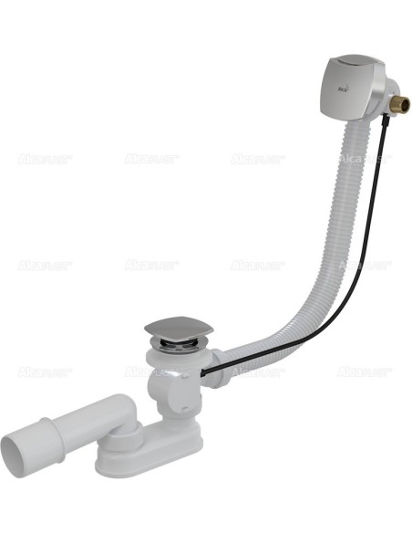 Alcaplast Syfon wannowy automatyczny z napełnianiem przelewem do wanien grubościennych (długośc 100 cm) A565CRM2 100