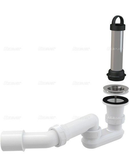 Alcaplast Syfon brodzikowy z częścia syfonową i kolankiem redukcyjnym A462 Ø50