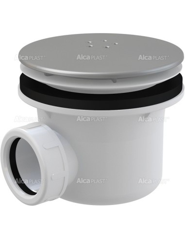 Alcaplast Syfon brodzikowy kryty metalowy LUX A49K mat