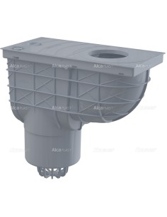 Alcaplast Wpust deszczowy uniwersalny 300 × 155/125 dolny, szary AGV2S