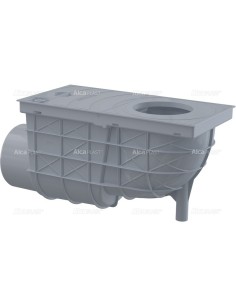 Alcaplast Wpust deszczowy uniwersalny 300 x 155/110 boczny, szary AGV3S