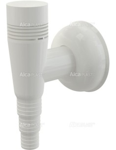 Alcaplast Syfon pralkowy kątowy biały z napowietrzaczem APS5