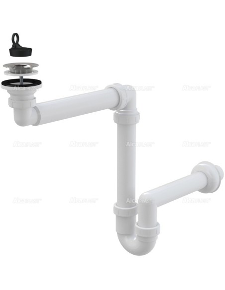 Alcaplast Małogabarytowy syfon umywalkowy Ø63 A413