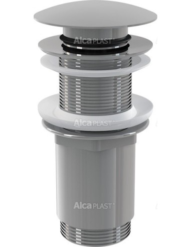 Alcaplast Spust umywalki click/clack 5/4" metalowy, duży korek, do umywalek szklanych i plastikowych A395