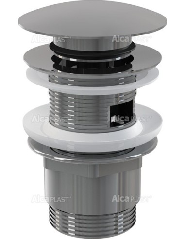 Alcaplast Spust umywalki click/clack 5/4" metalowy, duży korek A390