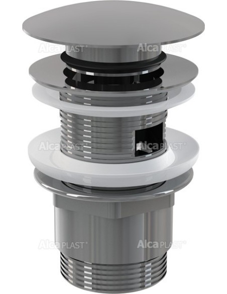 Alcaplast Spust umywalki click/clack 5/4" metalowy, duży korek A390