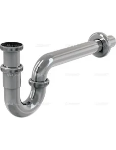 Alcaplast Półsyfon umywalkowy „U“ 5/4" metalowy, Ø32 A432