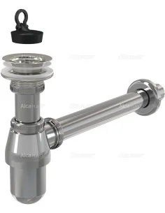 Alcaplast Syfon umywalkowy Ø32 z odpływem 5/4“ metalowy A437