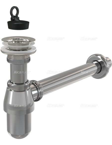 Alcaplast Syfon umywalkowy Ø32 z odpływem 5/4“ metalowy A437