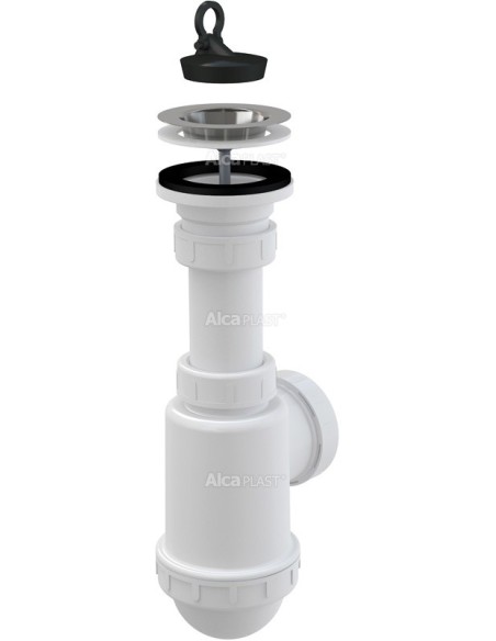 Alcaplast Syfon zlewozmywaka sitko nierdzewne Ø70  A441 Ø50/40