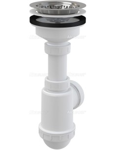 Alcaplast Syfon zlewozmywaka sitko nierdzewne Ø115 A446 Ø50/40