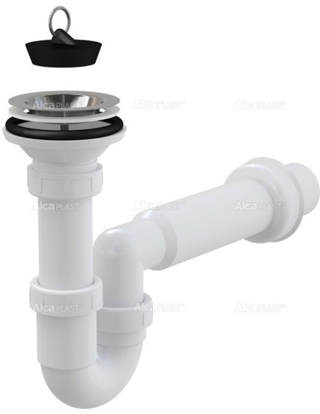 Alcaplast Syfon zlew I komorowy, rurowy A464 Ø50