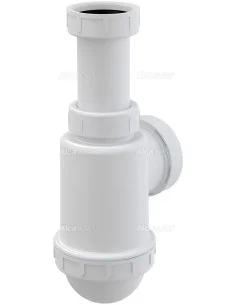 Alcaplast Półsyfon do zlewu z nakrętką 6/4" A443 Ø50/40