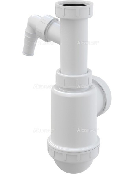 Alcaplast Półsyfon do zlewu z nakrętką 6/4" i podłączeniem A443P Ø50/40