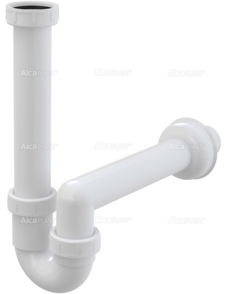 Alcaplast Pólsyfon zlewozmywaka rurowy z nakretką 6/4"  A80 Ø40