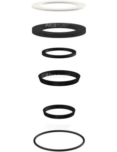 Alcaplast Zestaw naprawczy uszczelek do syfonów zlewozmywakowych P067