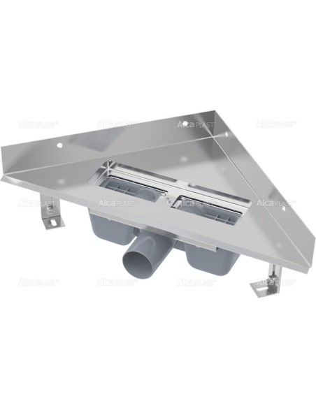 Alcaplast Odpływ narożny bez obramowania do rusztu perforowanego ARZ1